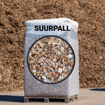 Sortimata lehtpuuhake (0-100 mm) 3m³ Suurpall