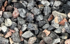 Dekoratiivkillustik Must-kirju graniit 16/32 1000kg bigbag